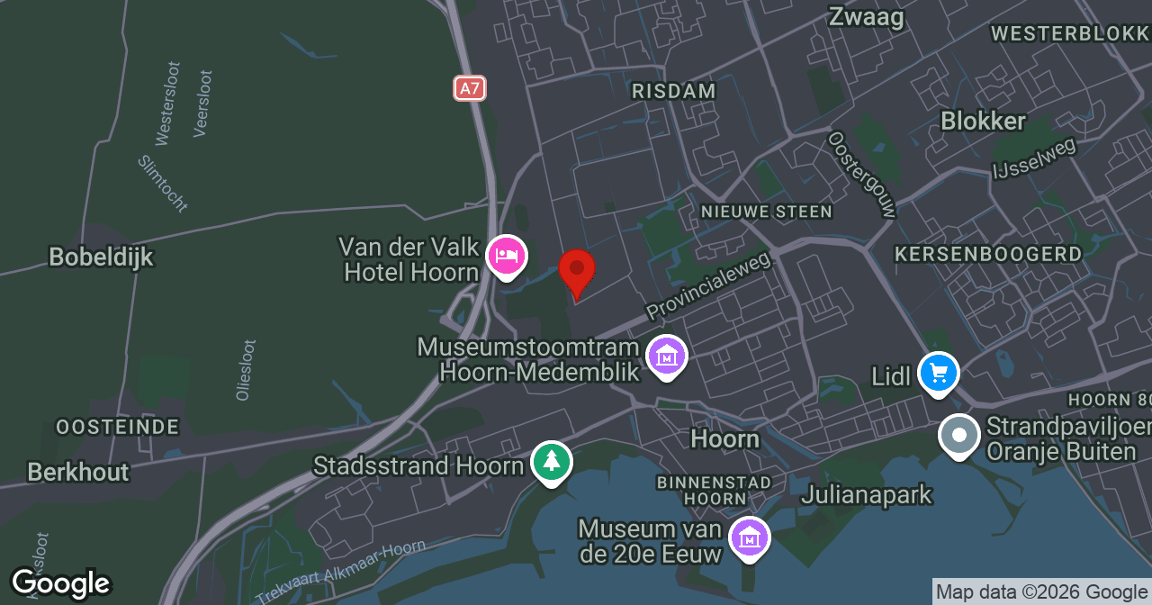 Kaart van de meldlocatie