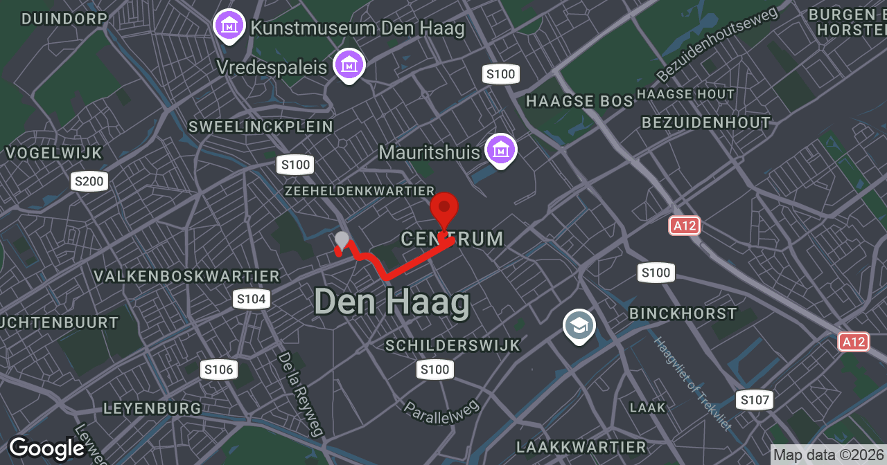 Kaart van de meldlocatie