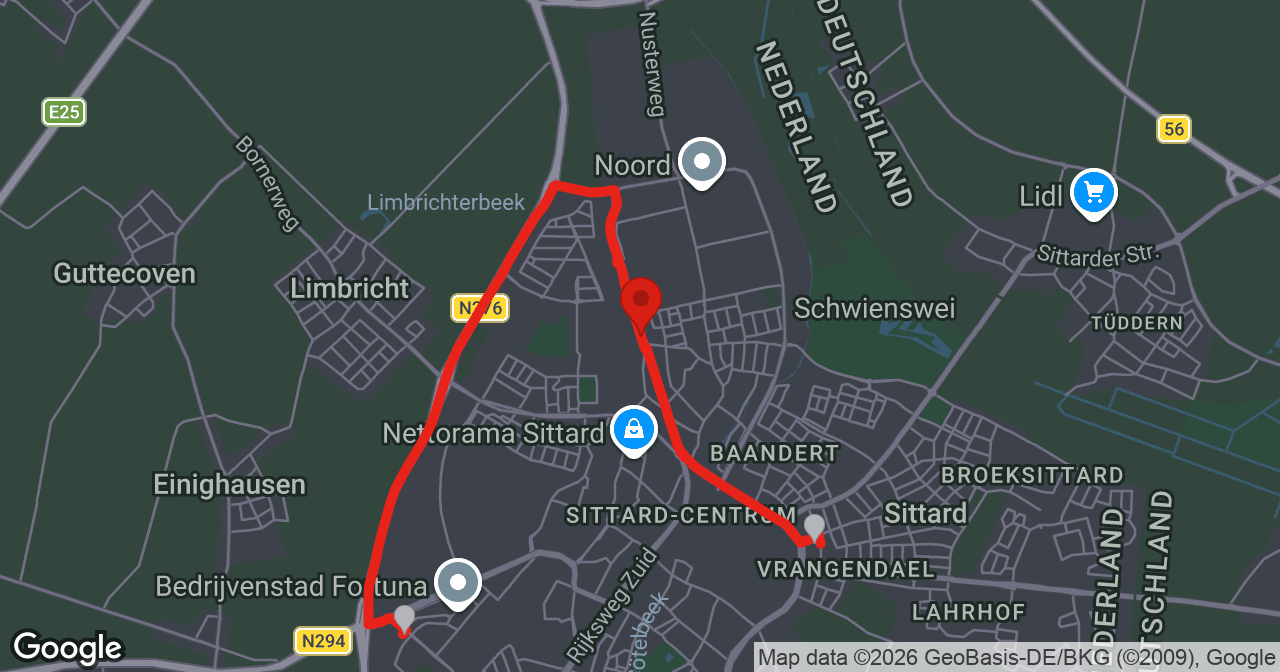 Kaart van de meldlocatie