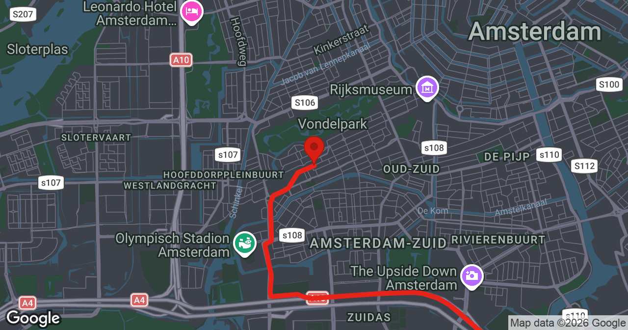 Kaart van de meldlocatie