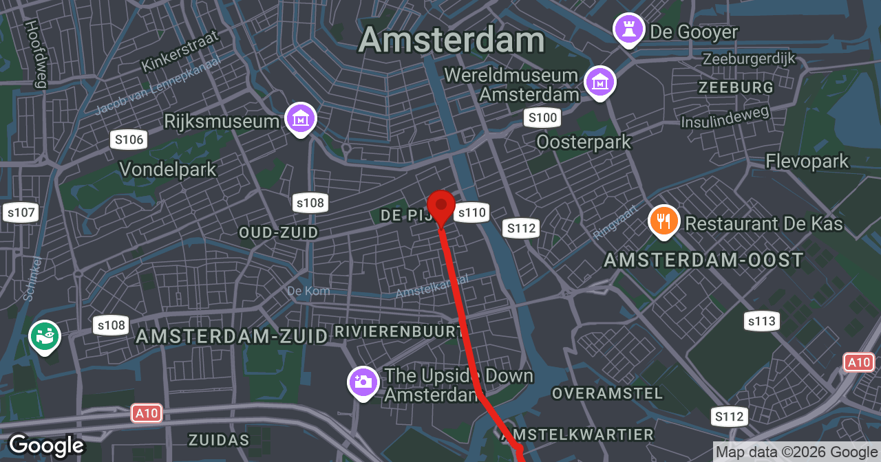 Kaart van de meldlocatie