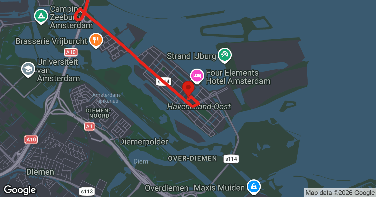 Kaart van de meldlocatie
