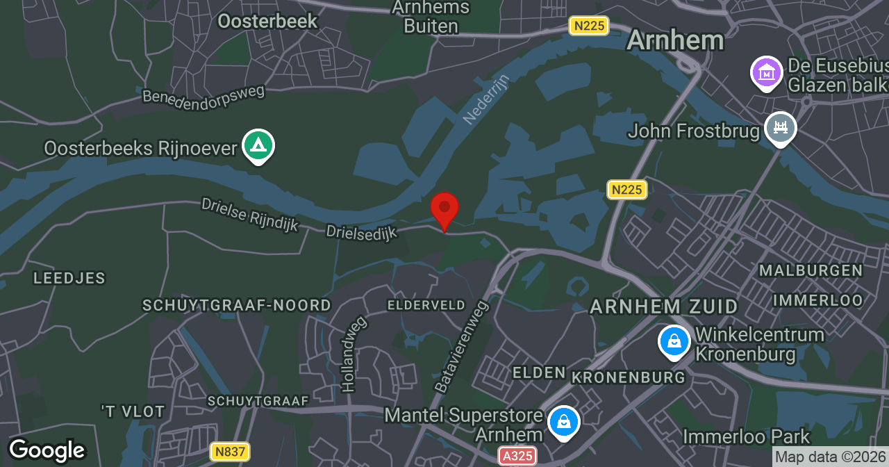 Kaart van de meldlocatie
