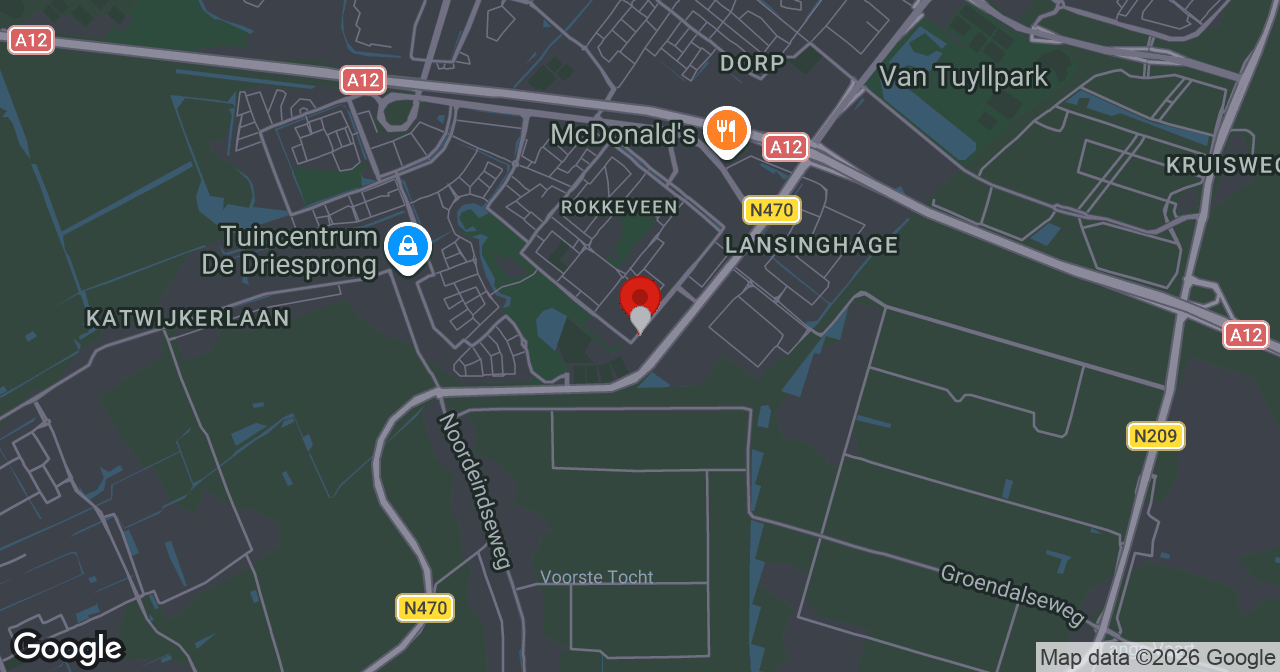 Kaart van de meldlocatie