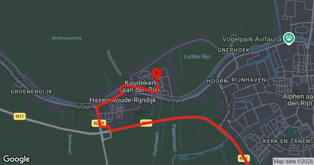 Kaart van de meldlocatie
