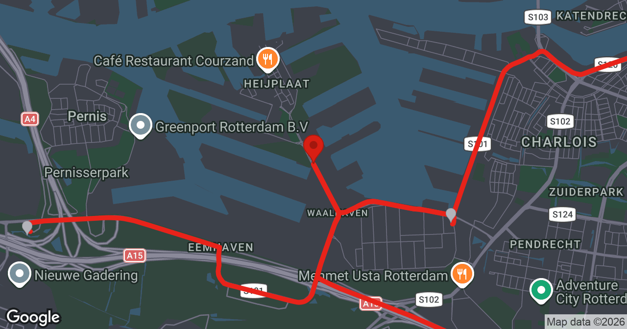 Kaart van de meldlocatie