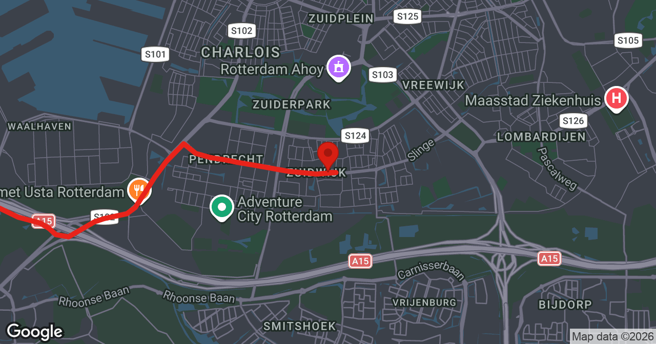Kaart van de meldlocatie