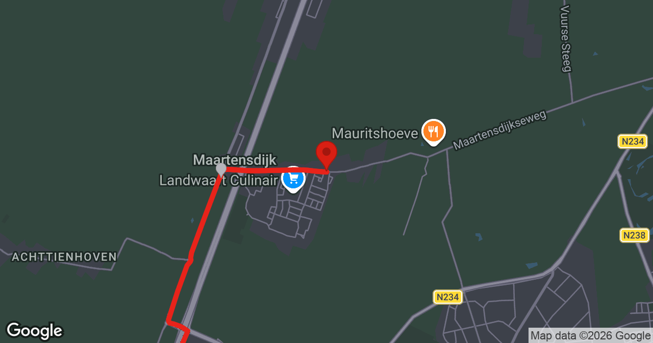 Kaart van de meldlocatie