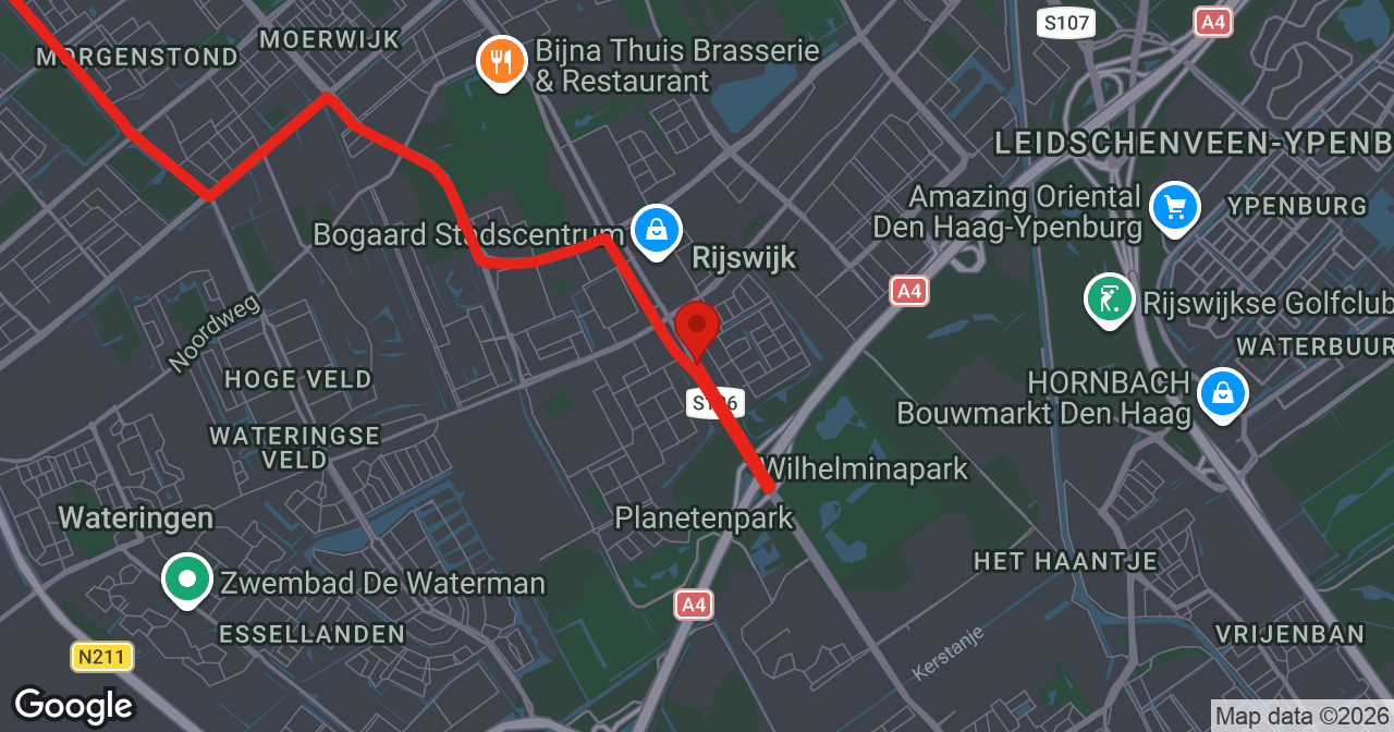 Kaart van de meldlocatie