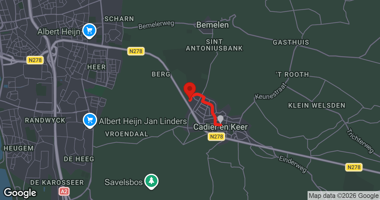 Kaart van de meldlocatie