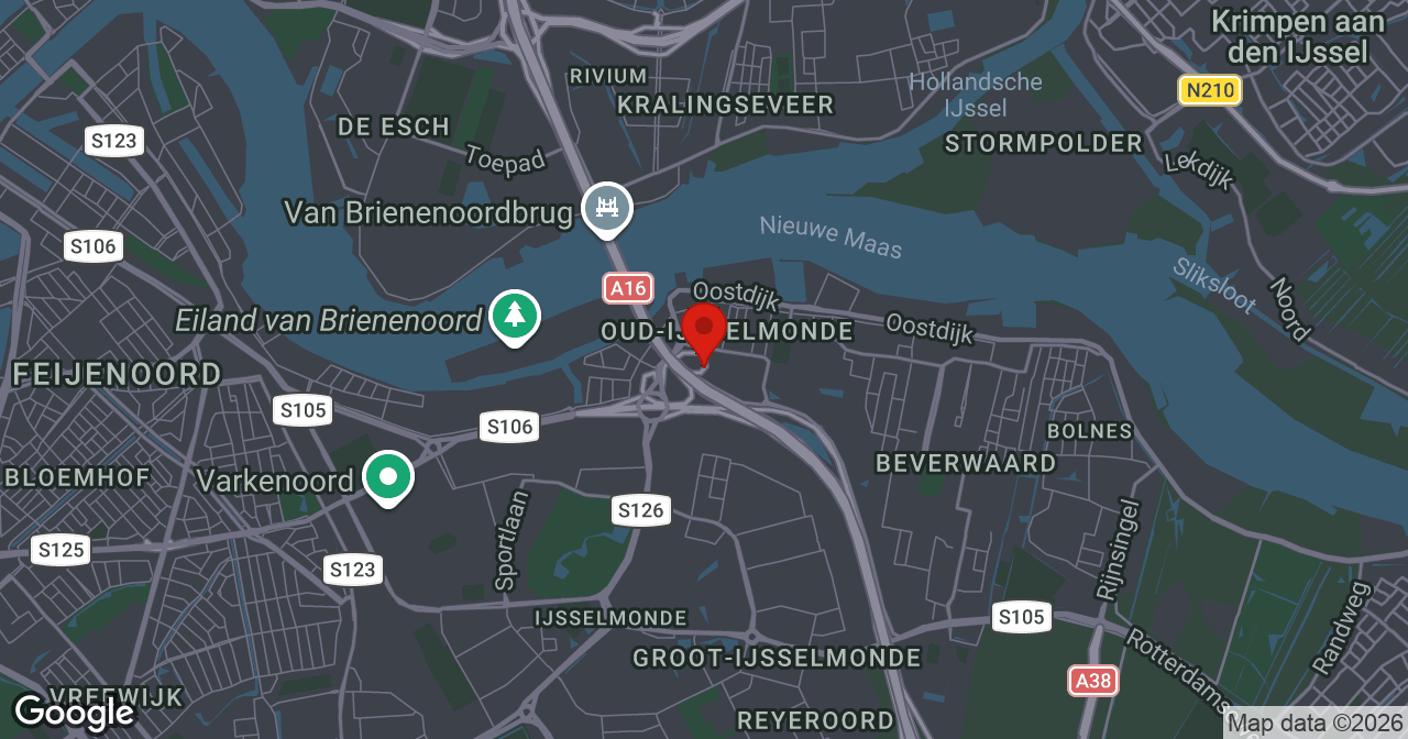 Kaart van de meldlocatie