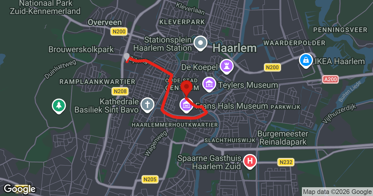 Kaart van de meldlocatie