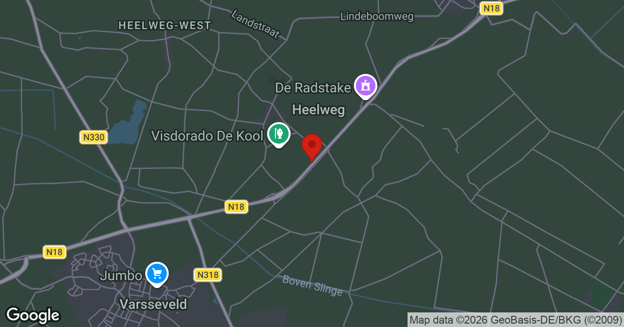 Kaart van de meldlocatie