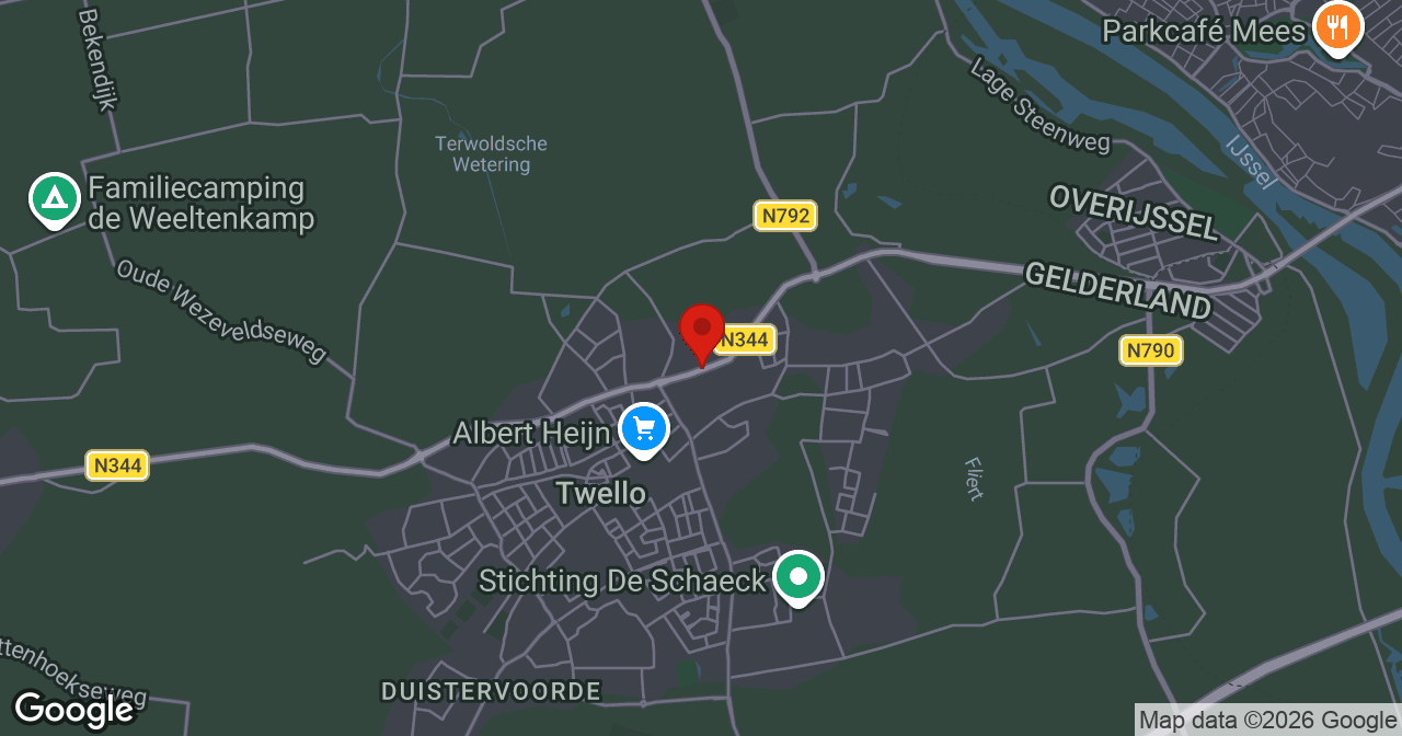 Kaart van de meldlocatie