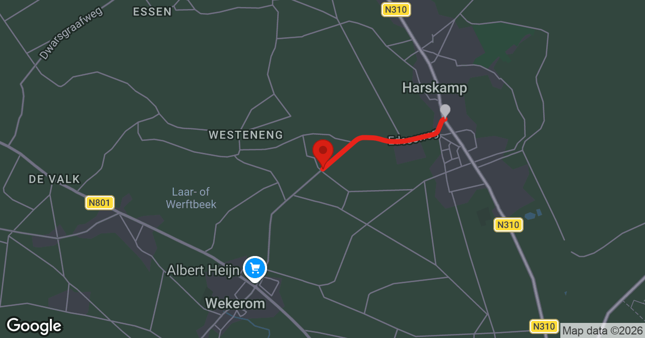 Kaart van de meldlocatie