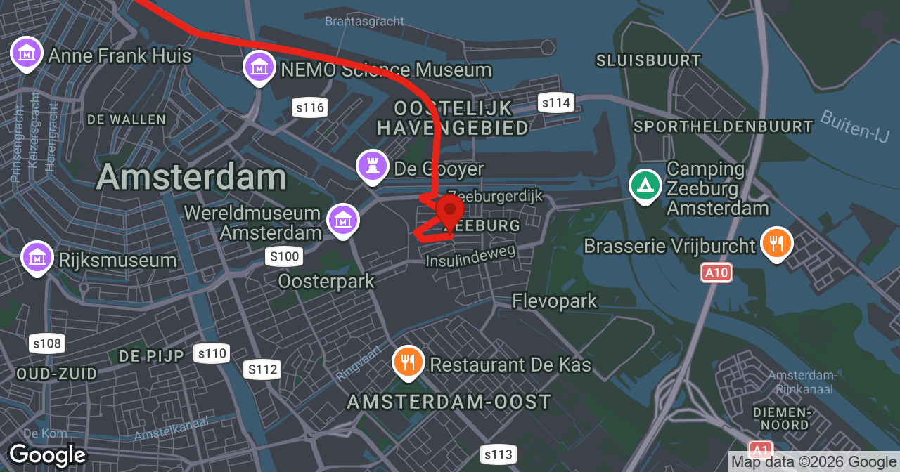 Kaart van de meldlocatie