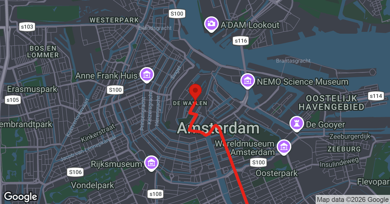 Kaart van de meldlocatie