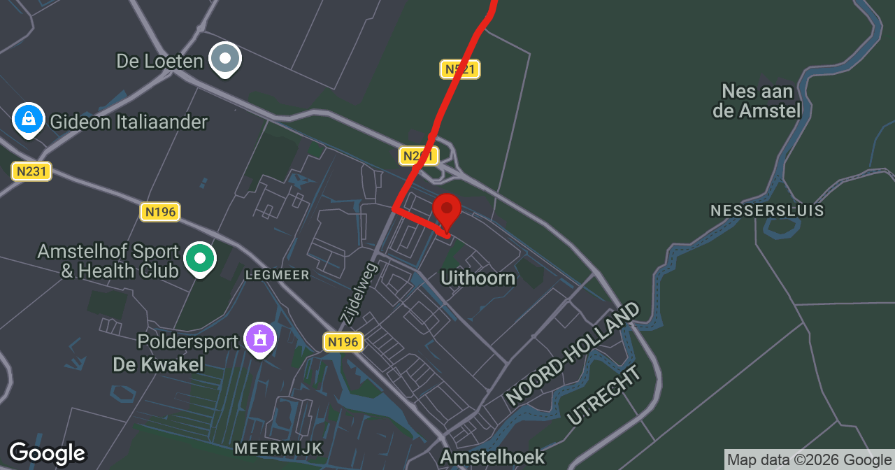 Kaart van de meldlocatie