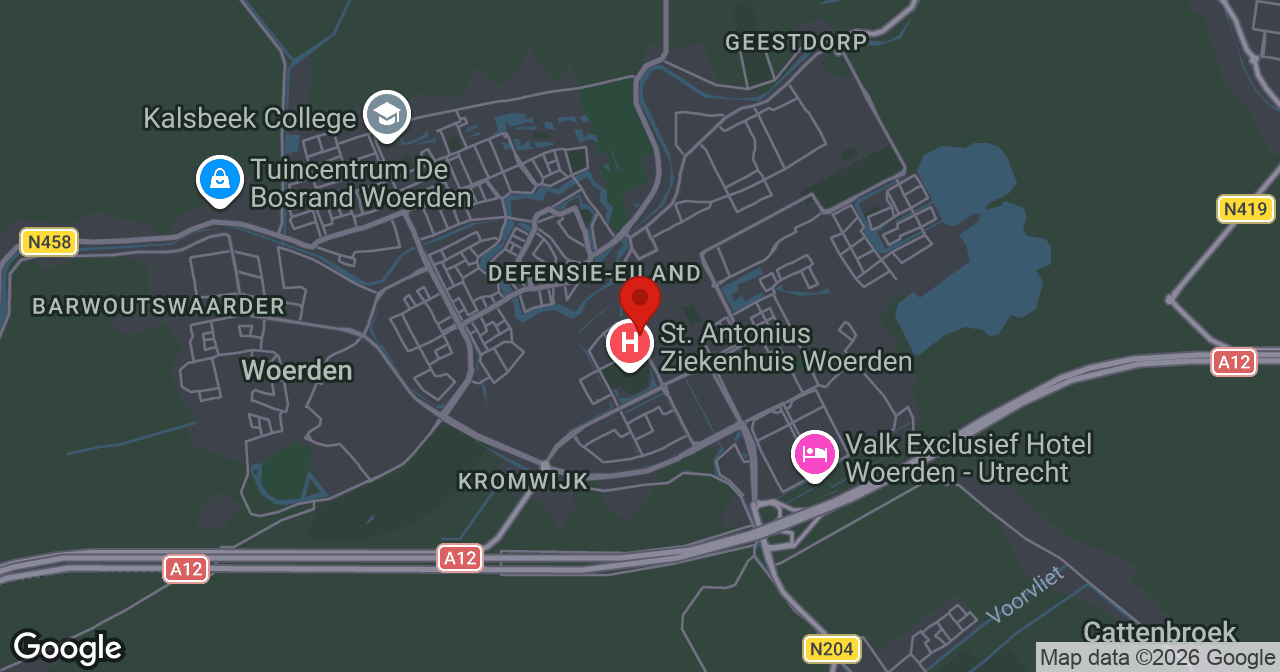Kaart van de meldlocatie