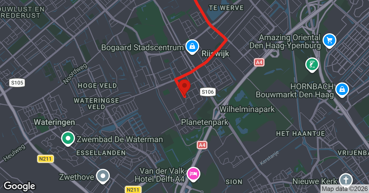 Kaart van de meldlocatie