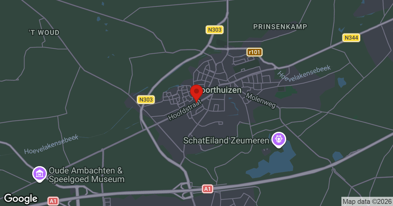 Kaart van de meldlocatie