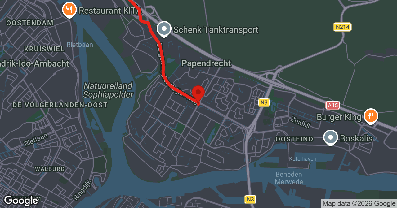 Kaart van de meldlocatie