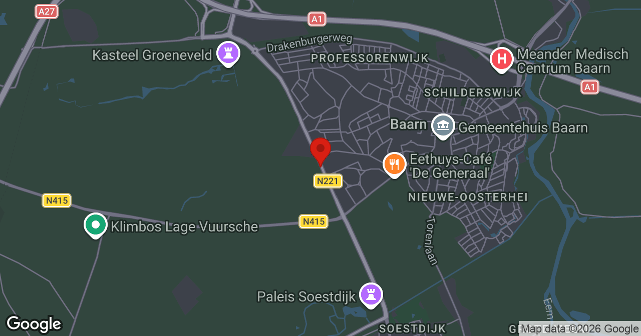 Kaart van de meldlocatie