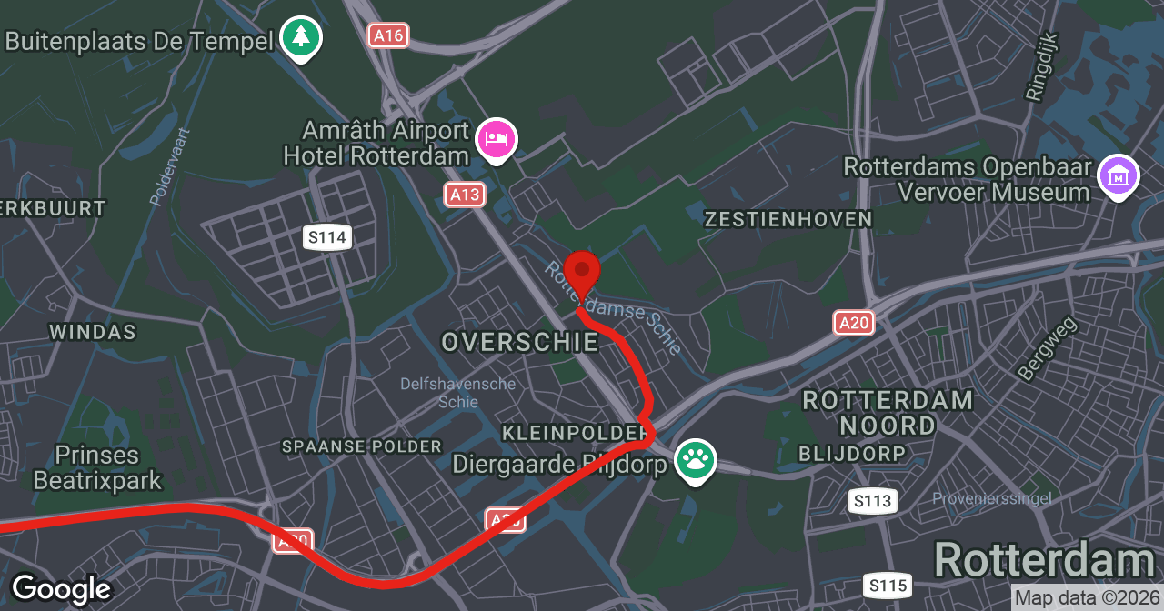 Kaart van de meldlocatie