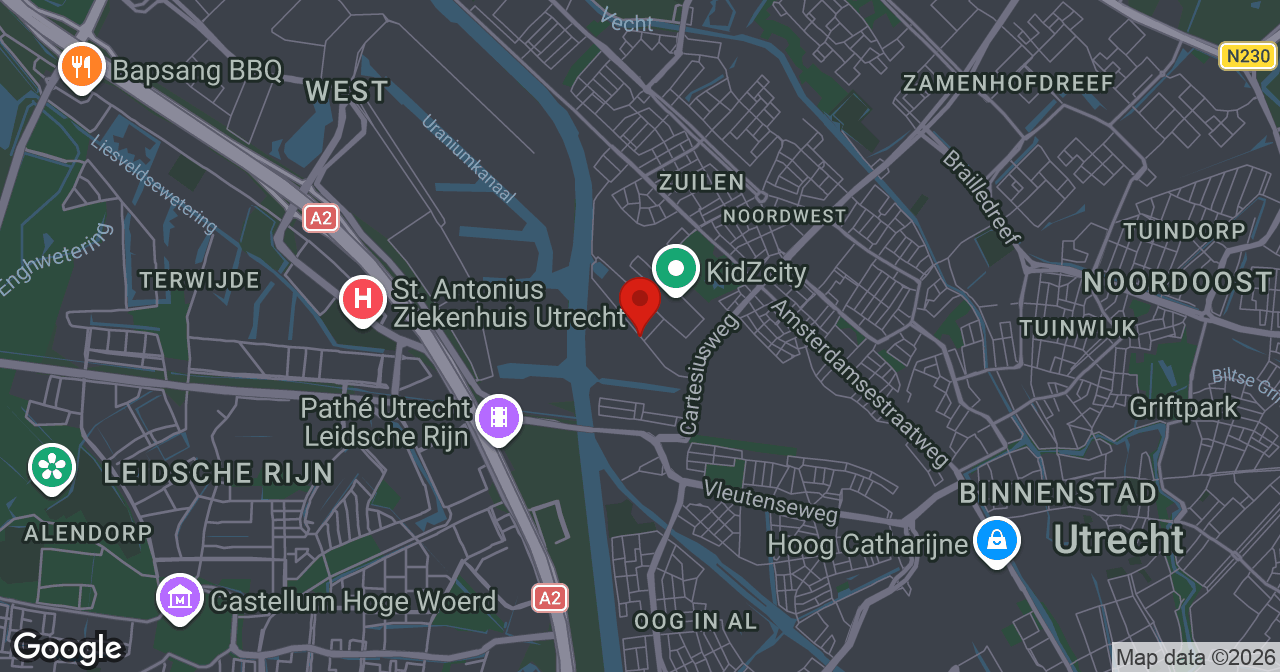 Kaart van de meldlocatie
