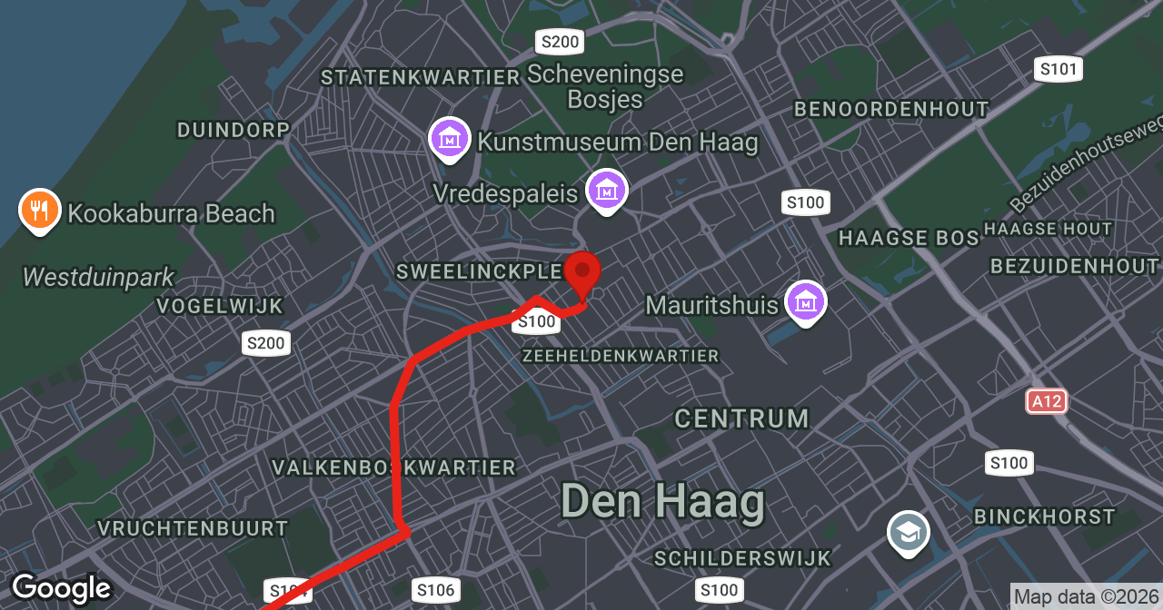 Kaart van de meldlocatie