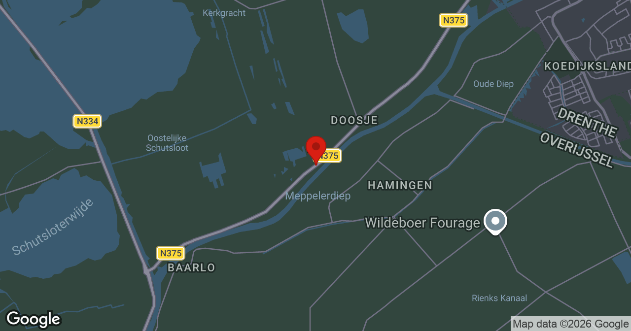 Kaart van de meldlocatie