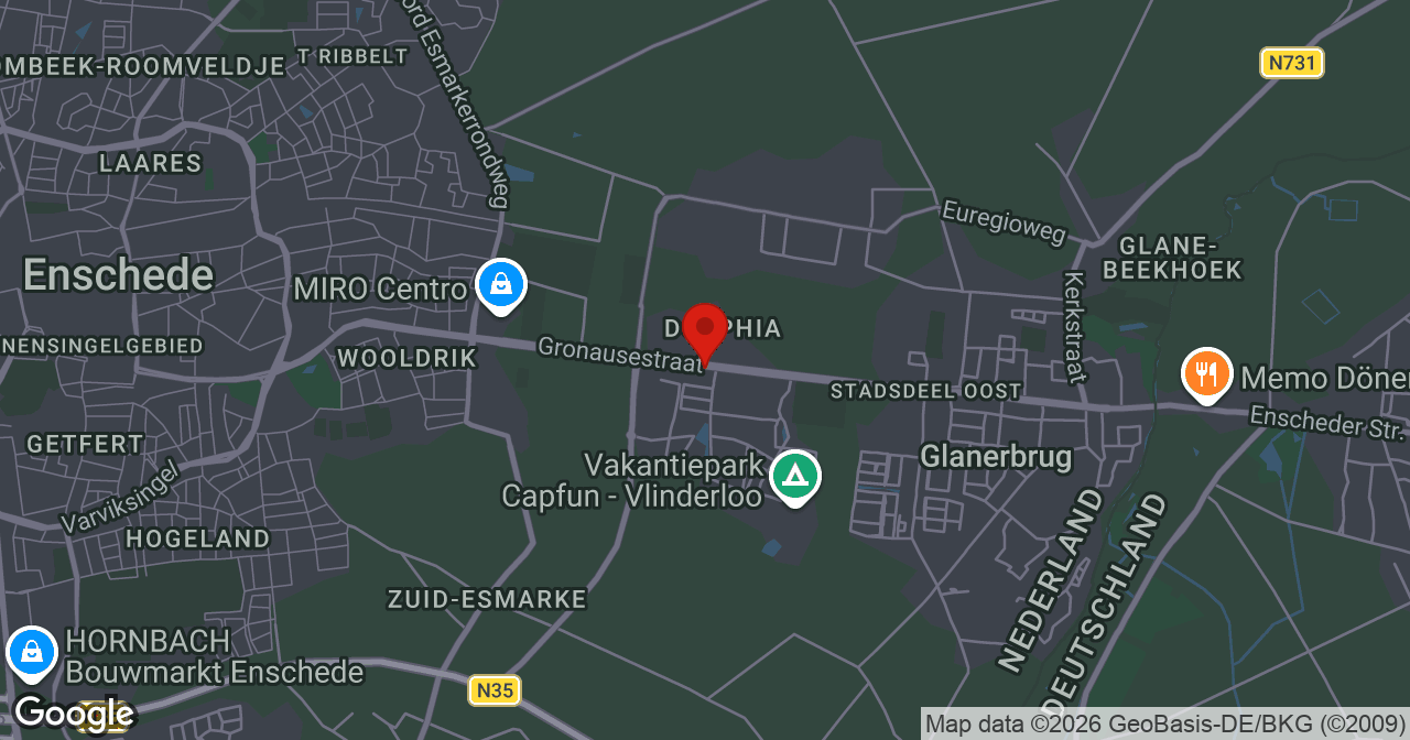 Kaart van de meldlocatie