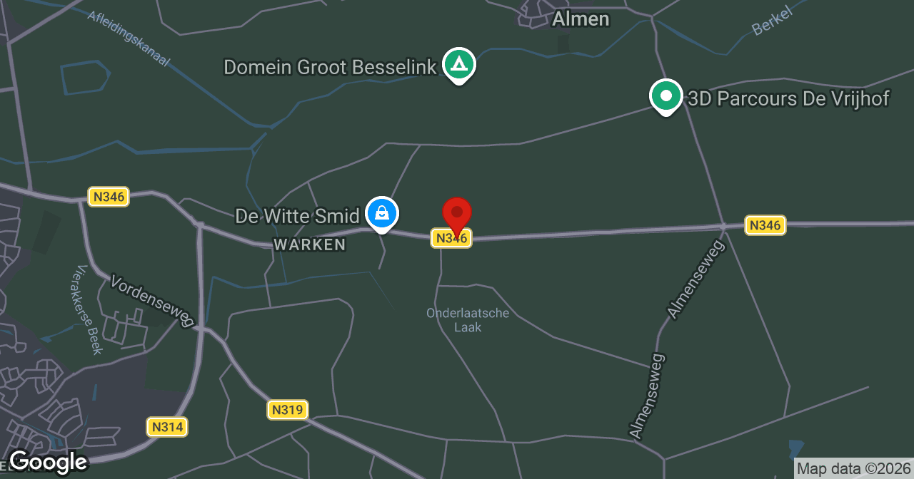 Kaart van de meldlocatie
