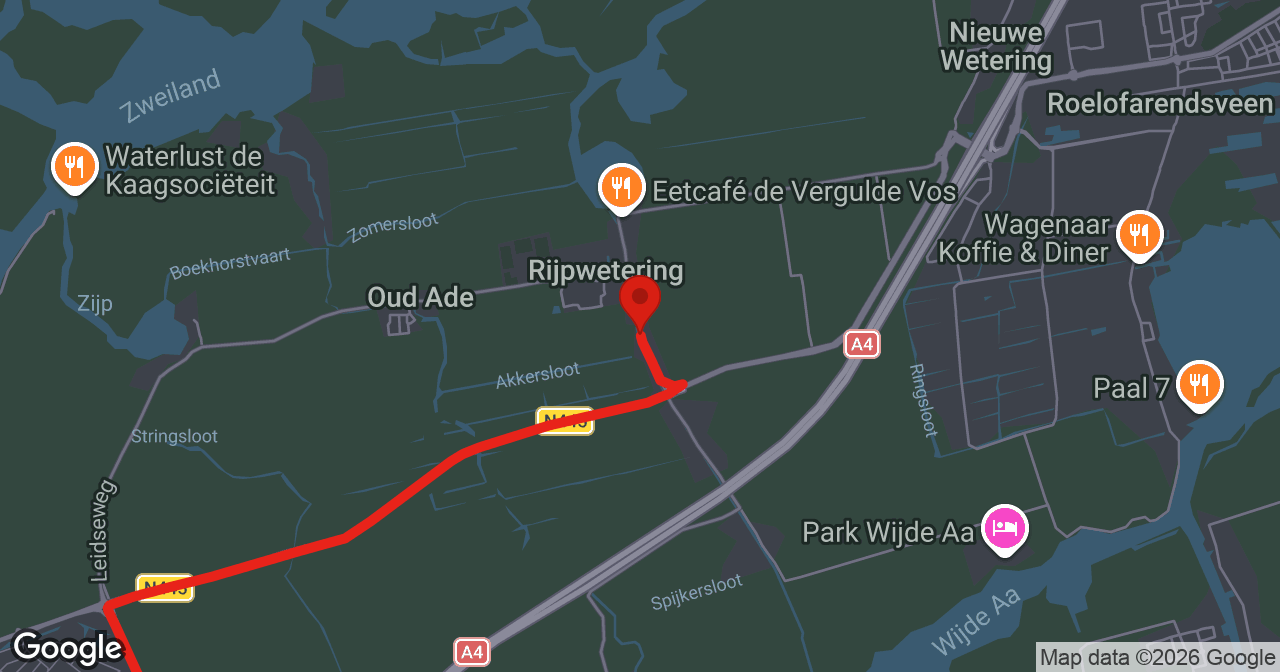 Kaart van de meldlocatie