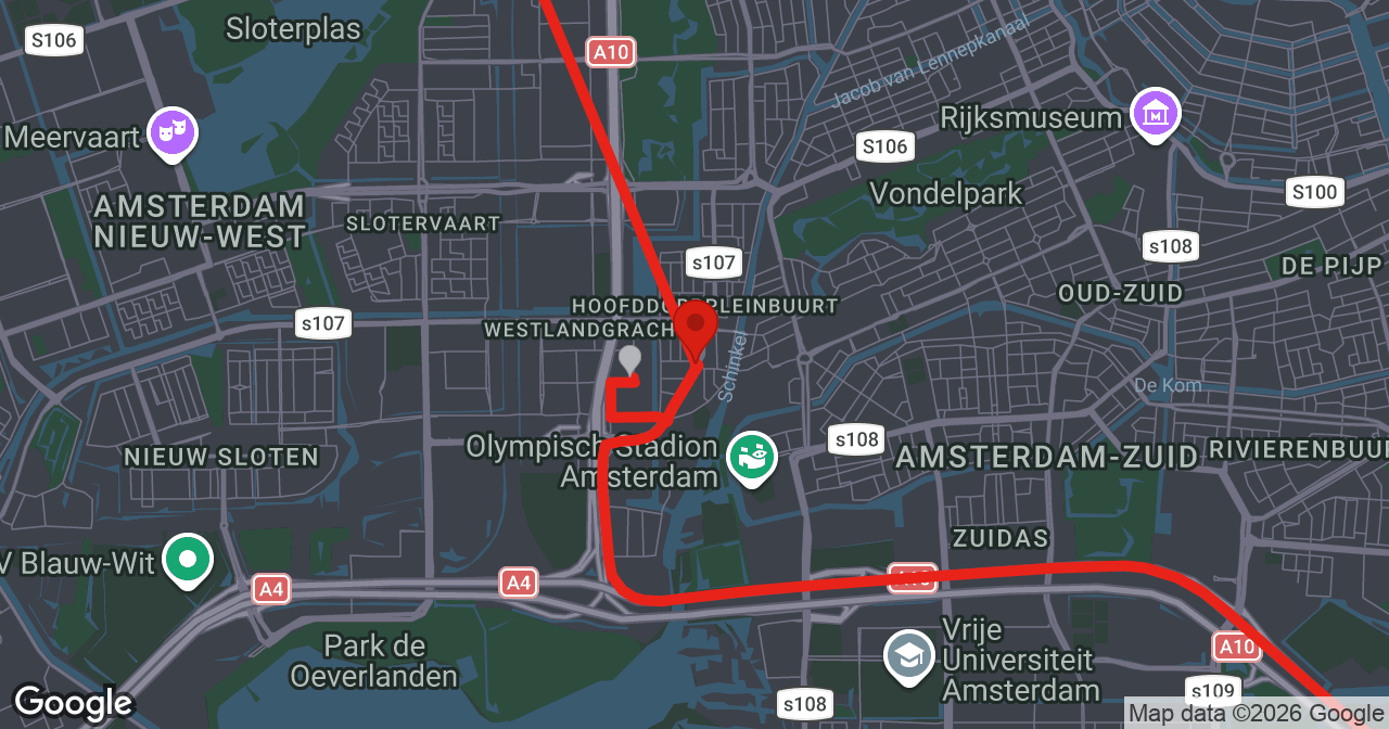 Kaart van de meldlocatie