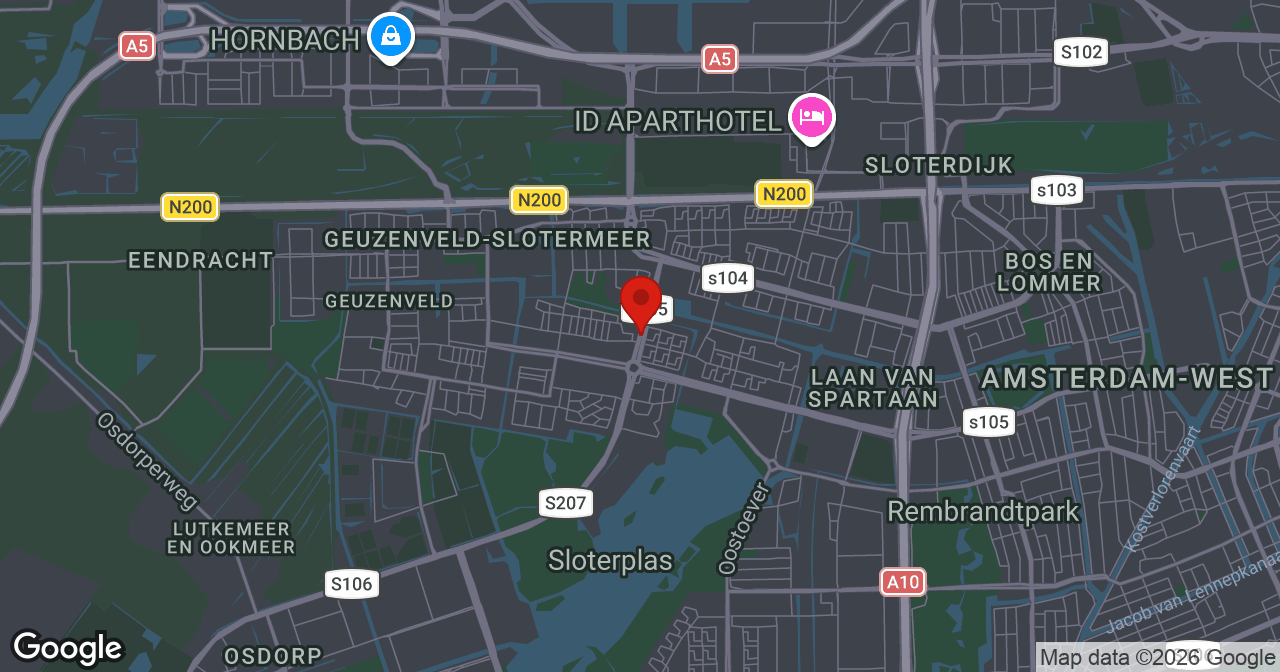 Kaart van de meldlocatie