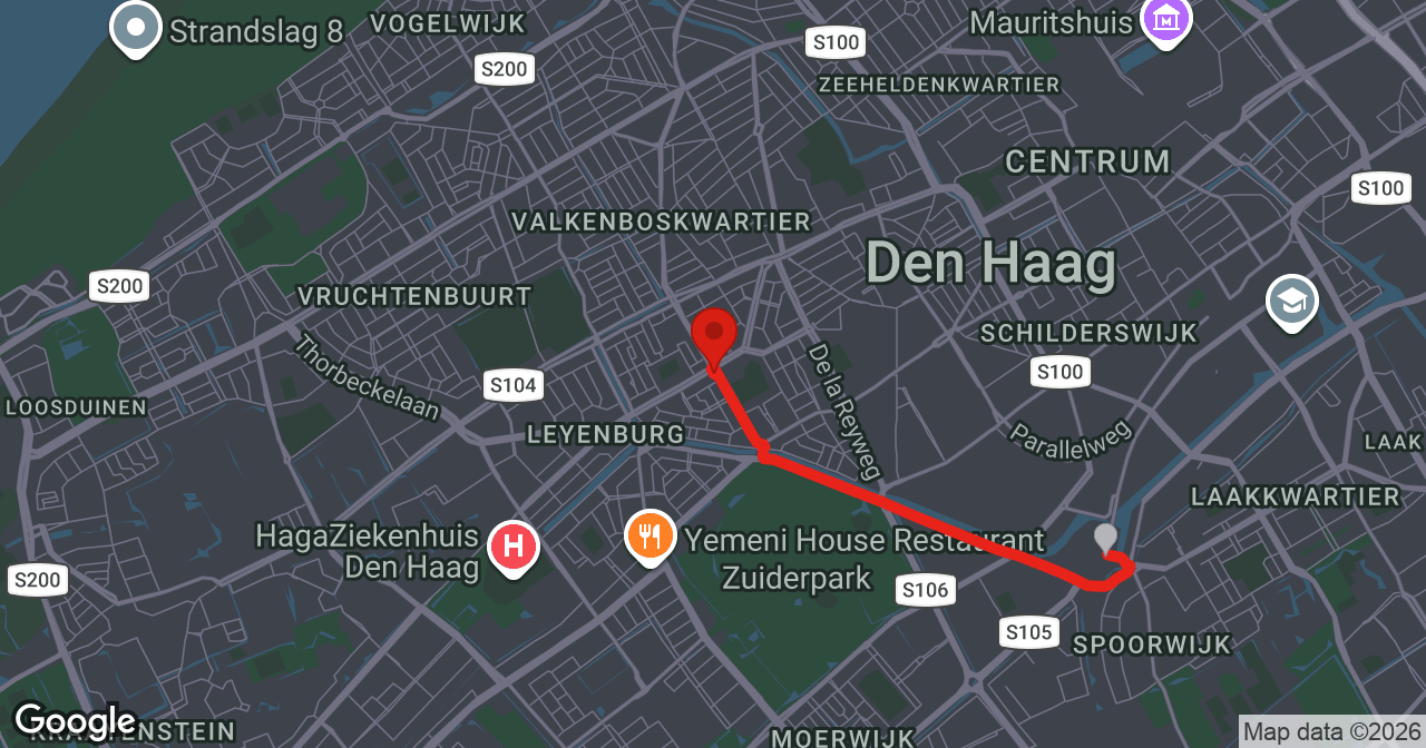 Kaart van de meldlocatie