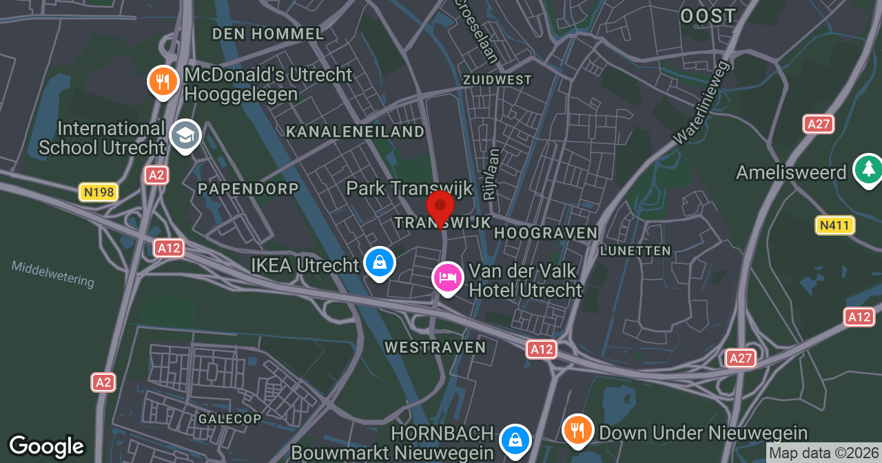 Kaart van de meldlocatie