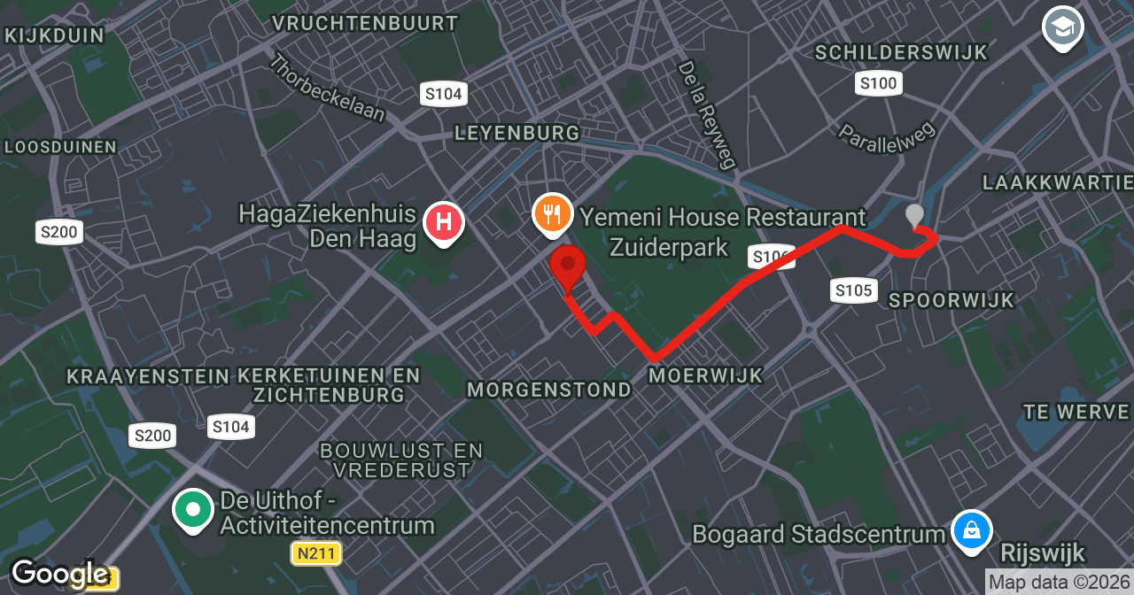 Kaart van de meldlocatie
