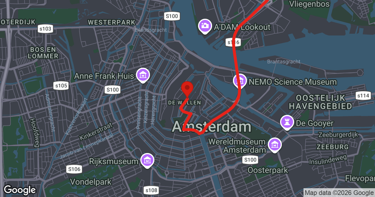 Kaart van de meldlocatie