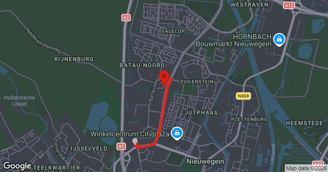 Kaart van de meldlocatie