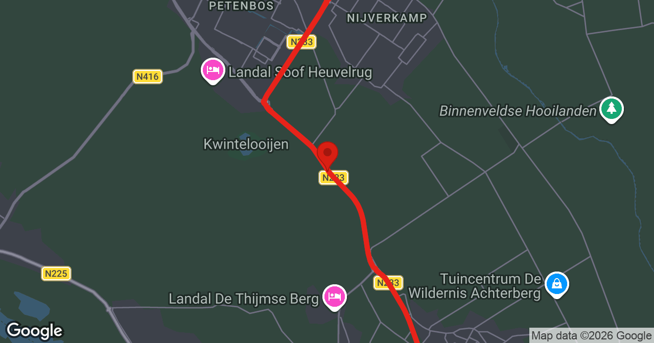 Kaart van de meldlocatie
