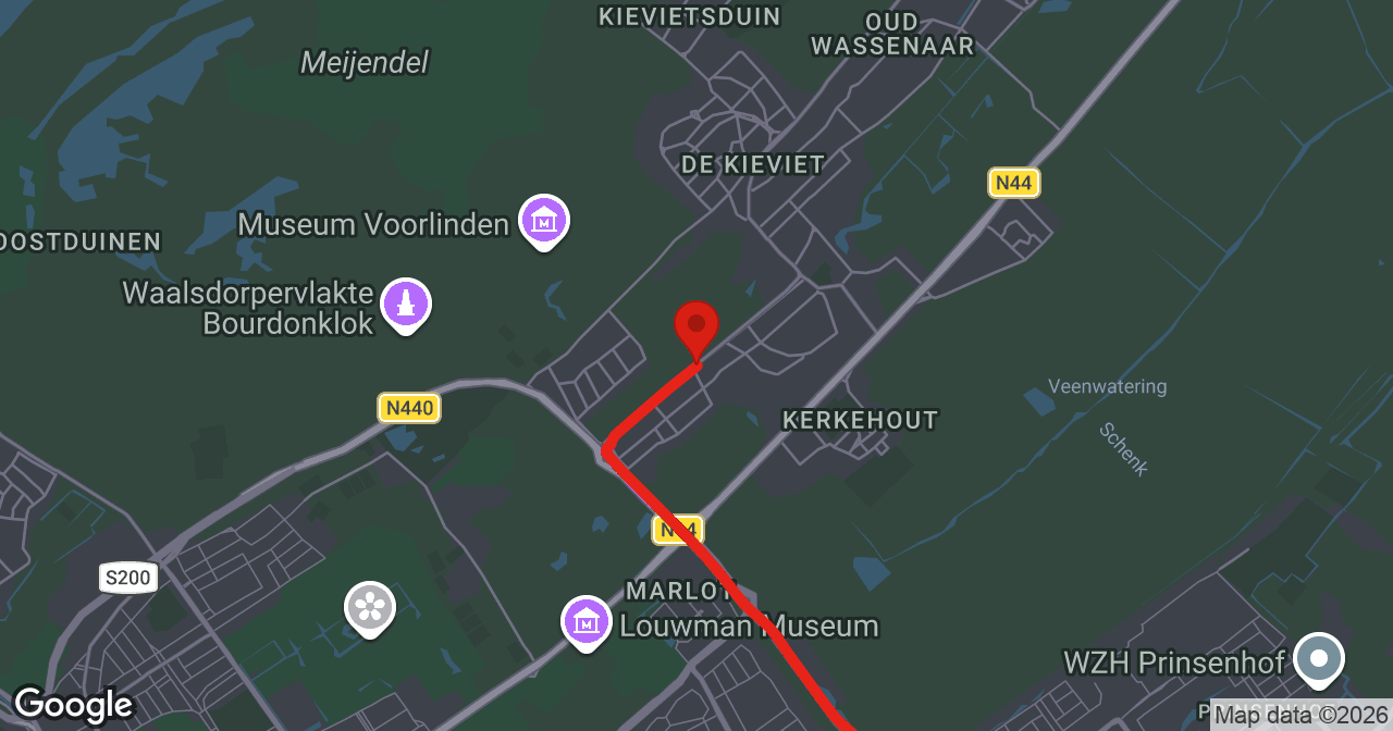 Kaart van de meldlocatie