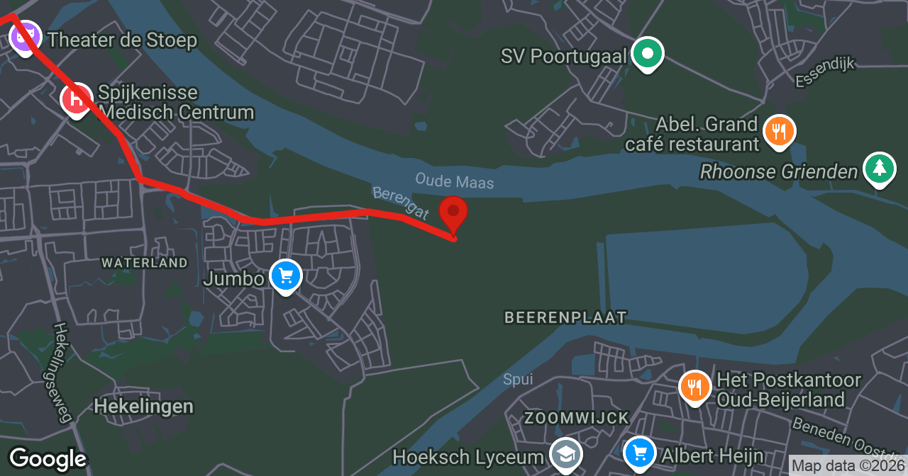 Kaart van de meldlocatie