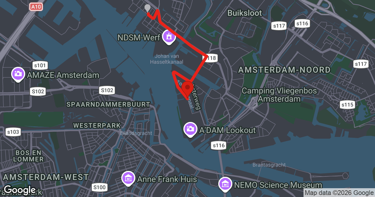 Kaart van de meldlocatie
