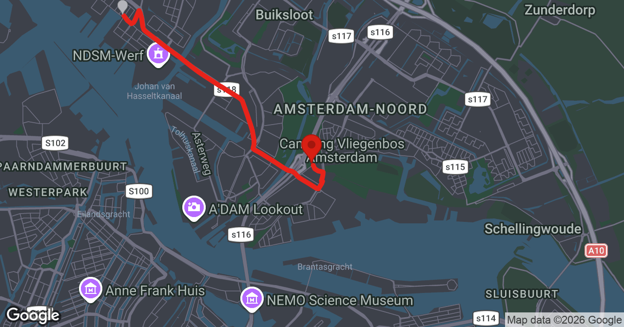 Kaart van de meldlocatie