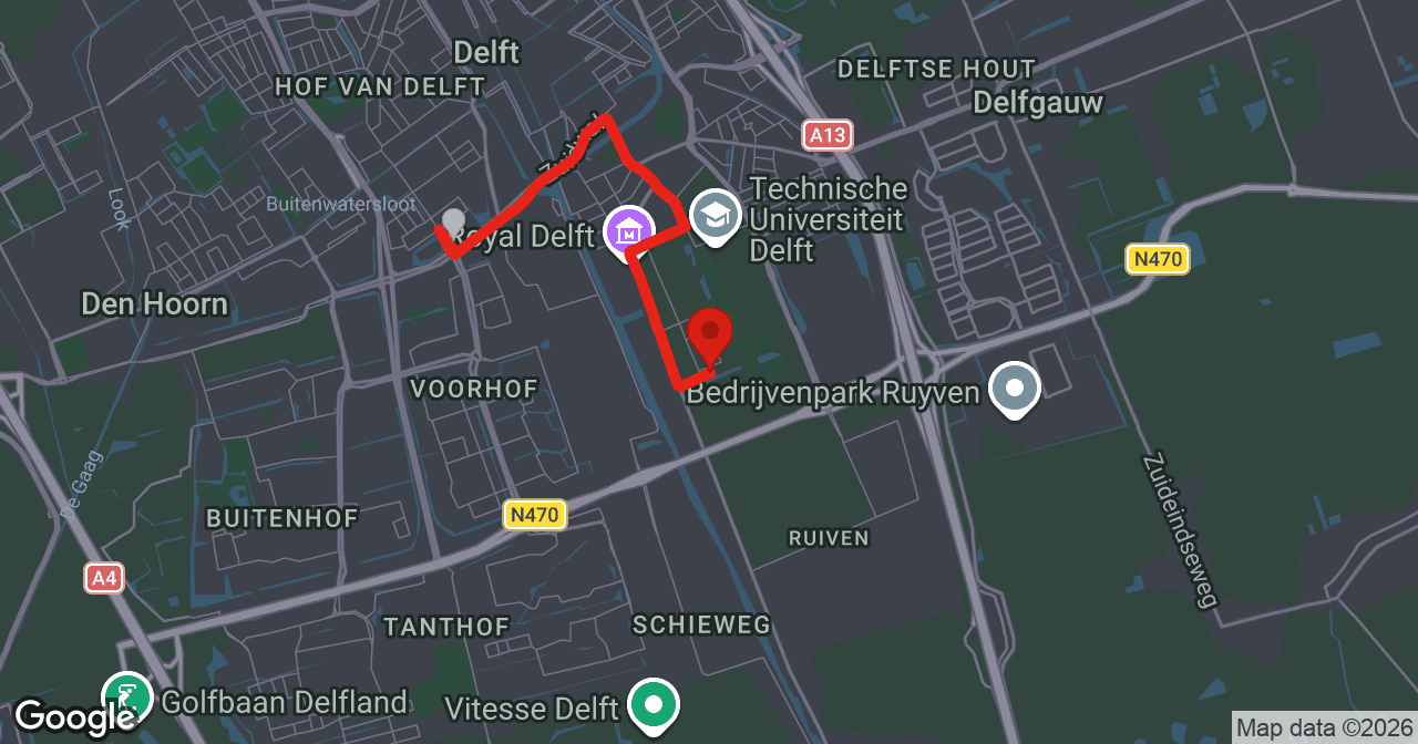 Kaart van de meldlocatie