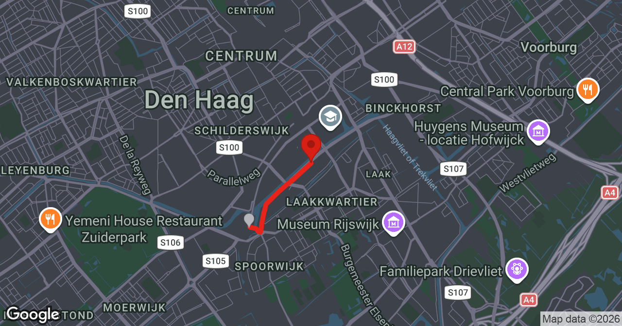 Kaart van de meldlocatie