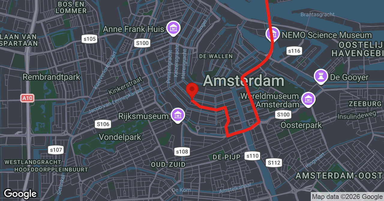Kaart van de meldlocatie