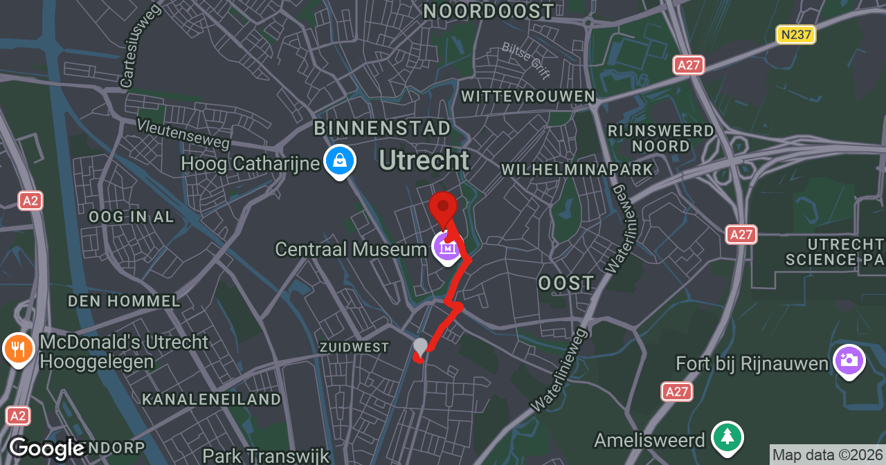 Kaart van de meldlocatie